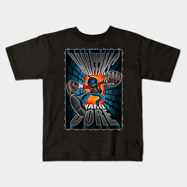 Hardcore muffins Kids T-Shirt by Social Terror